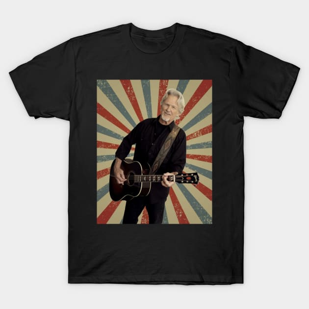 Kris Kristofferson T-Shirt by LivingCapital 